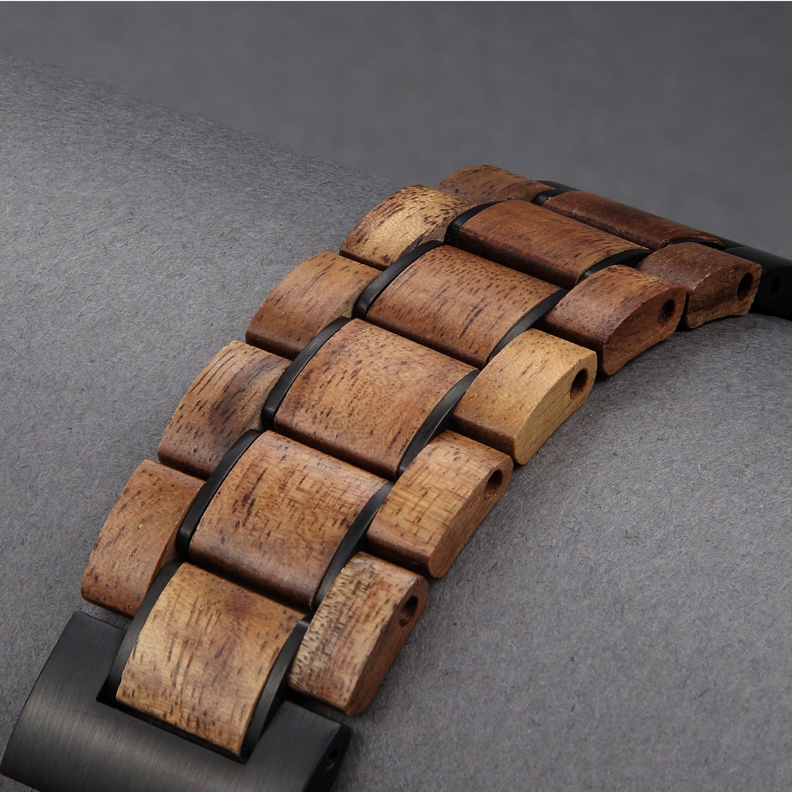 Koa wood apple online watch band